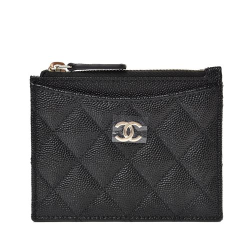 chanel card holder sale|chanel zipped card holder.